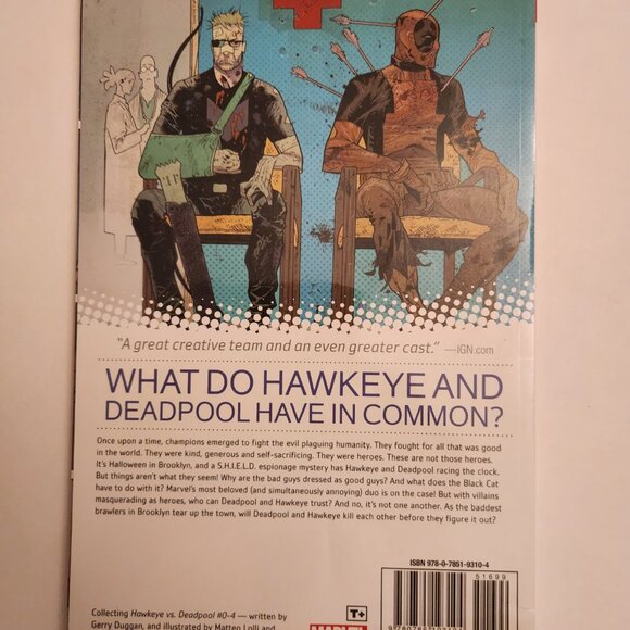 Hawkeye vs. Deadpool TPB (2015) Marvel Comics, VG - Picture 7 of 13